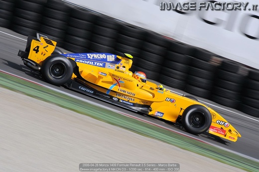 2008-04-26 Monza 1409 Formule Renault 3.5 Series - Marco Barba
